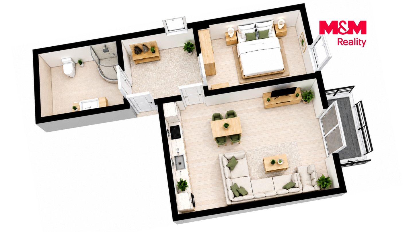 Prodej, Byt 2+kk, 53 m², Golčův Jeníkov, Chotěbořská, Golčův Jeníkov – náhled fotky 5