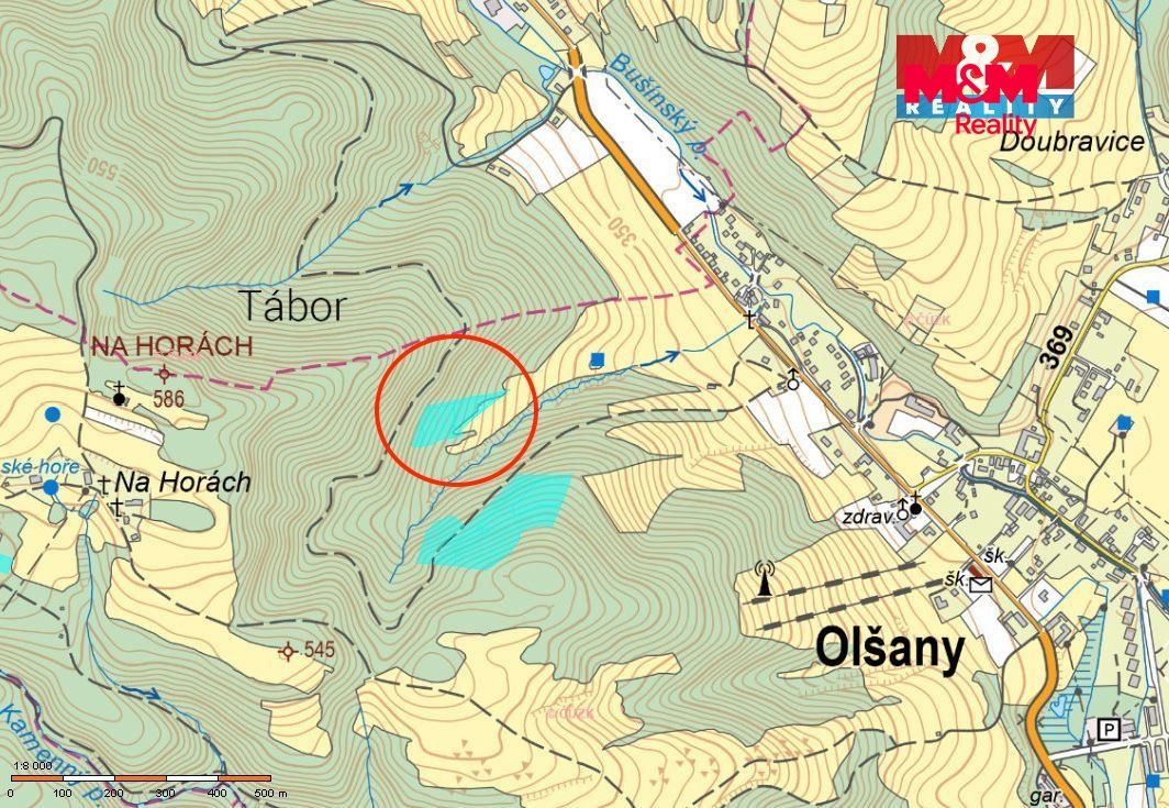 Prodej, Les, Olšany