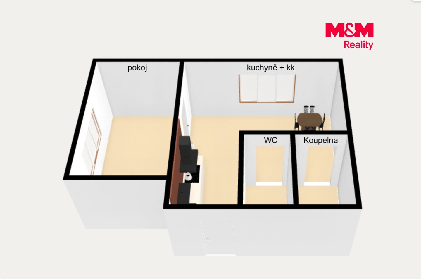 Pronájem, Byt 2+kk, 65 m², Kostelec nad Orlicí, Pelclova, Kostelec nad Orlicí – náhled fotky 6
