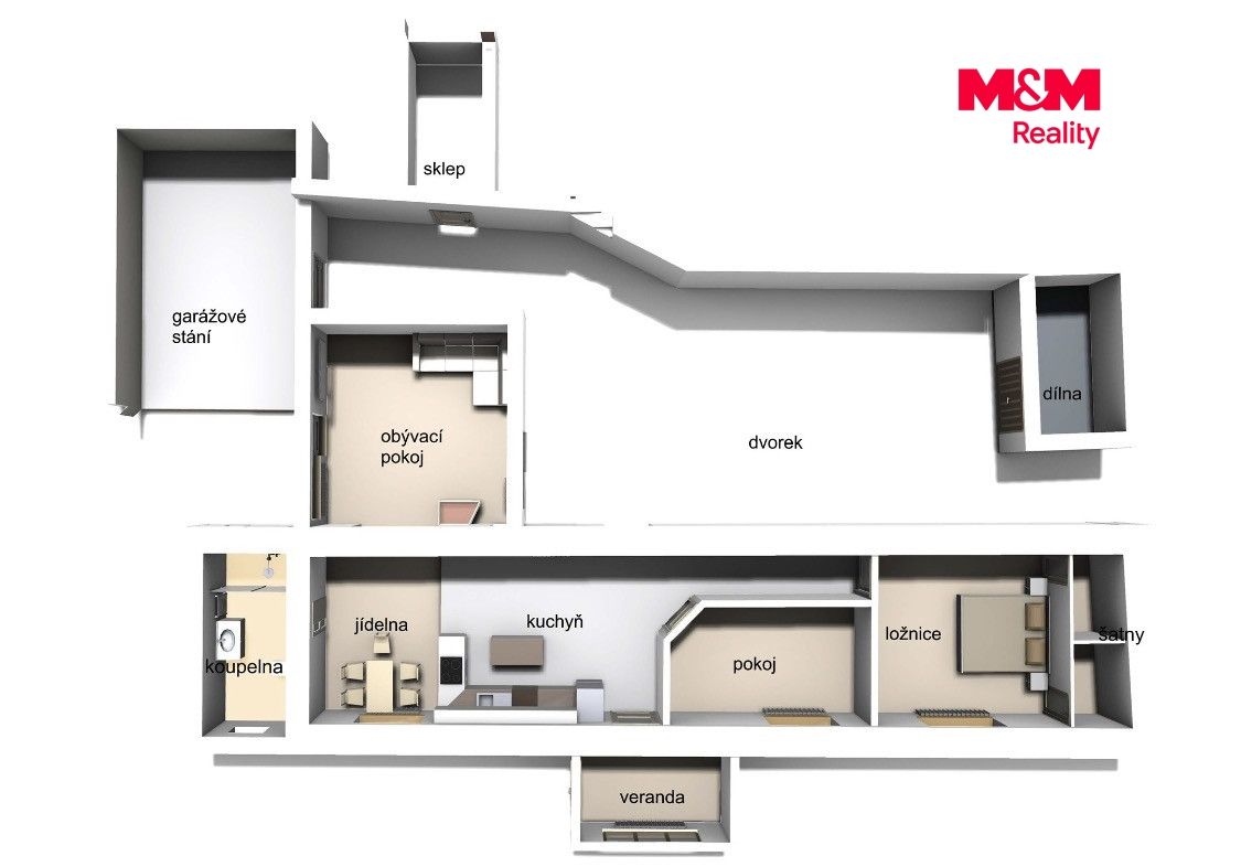 Prodej, Rodinný dům, 100 m², Častohostice, Častohostice – náhled fotky 37