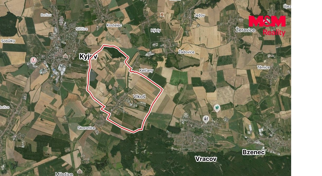 Prodej, Pole, Vlkoš