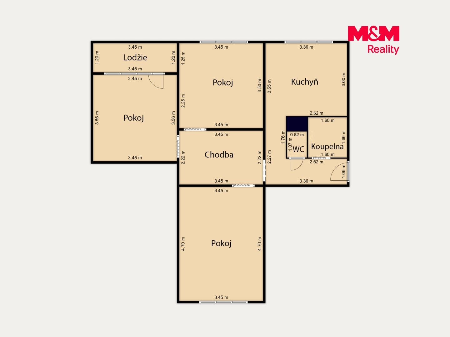 Prodej, Byt 3+1, 68 m², Chodov, Husova, Chodov – náhled fotky 3