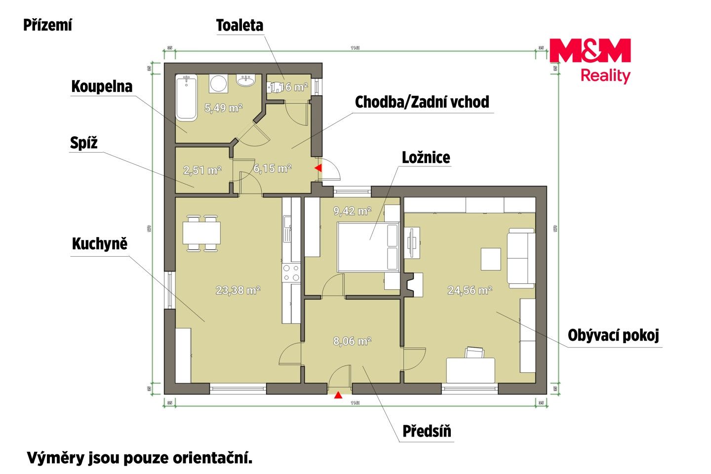 Prodej, Rodinný dům, 80 m², Kryry, Na Rybníkách, Kryry – náhled fotky 5