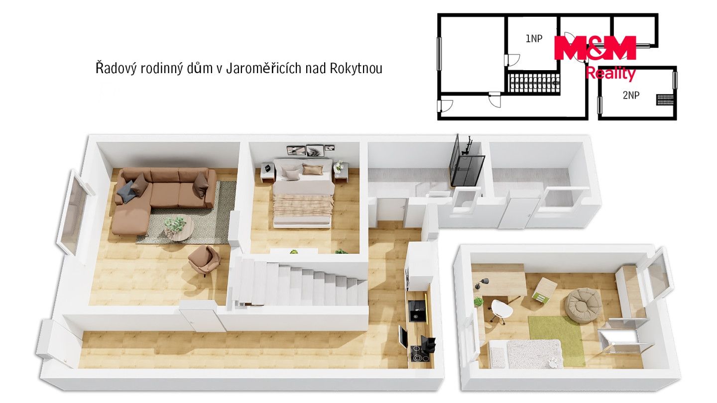 Prodej, Rodinný dům, 75 m², Jaroměřice nad Rokytnou, Vrchlického, Jaroměřice nad Rokytnou – náhled fotky 17