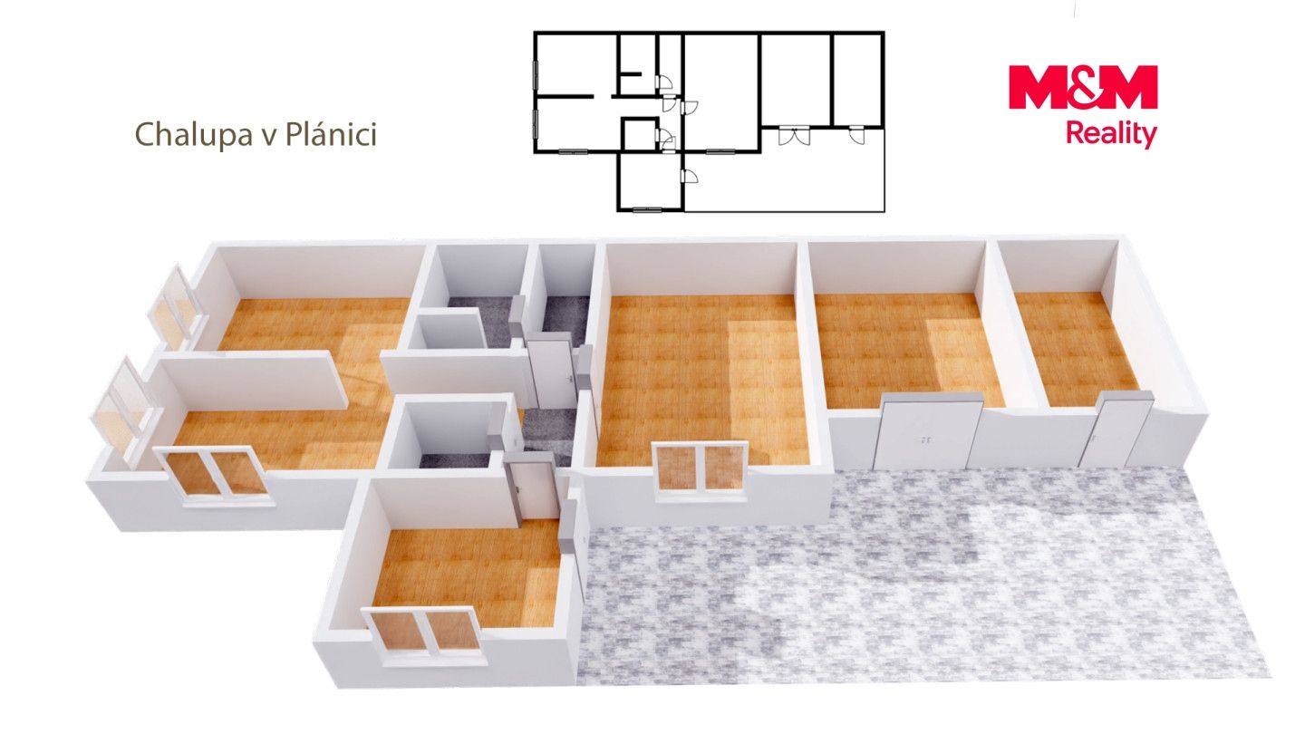 Prodej, Chalupa, 90 m², Plánice, Plánice – náhled fotky 20