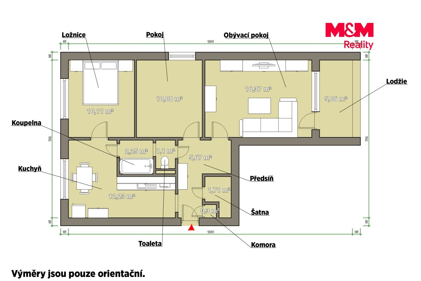 Prodej, Byt 3+1, 60 m², Bezdružice, Na Sídlišti, Bezdružice – náhled fotky 4
