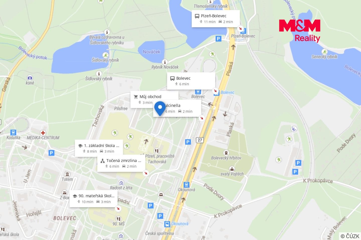 Pronájem, Byt 3+1, 62 m², Plzeň, Tachovská, Plzeň – náhled fotky 21