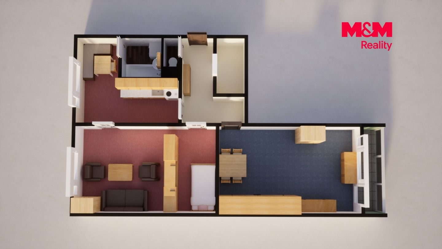 Prodej, Byt 2+1, 63 m², Chomutov, Stavbařská, Chomutov – náhled fotky 16