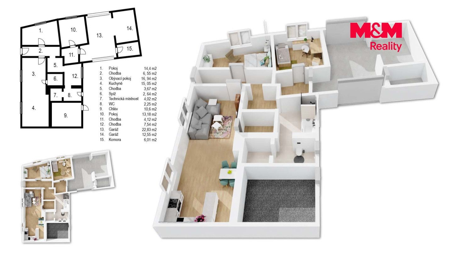 Prodej, Rodinný dům, 100 m², Archlebov, Archlebov – náhled fotky 17