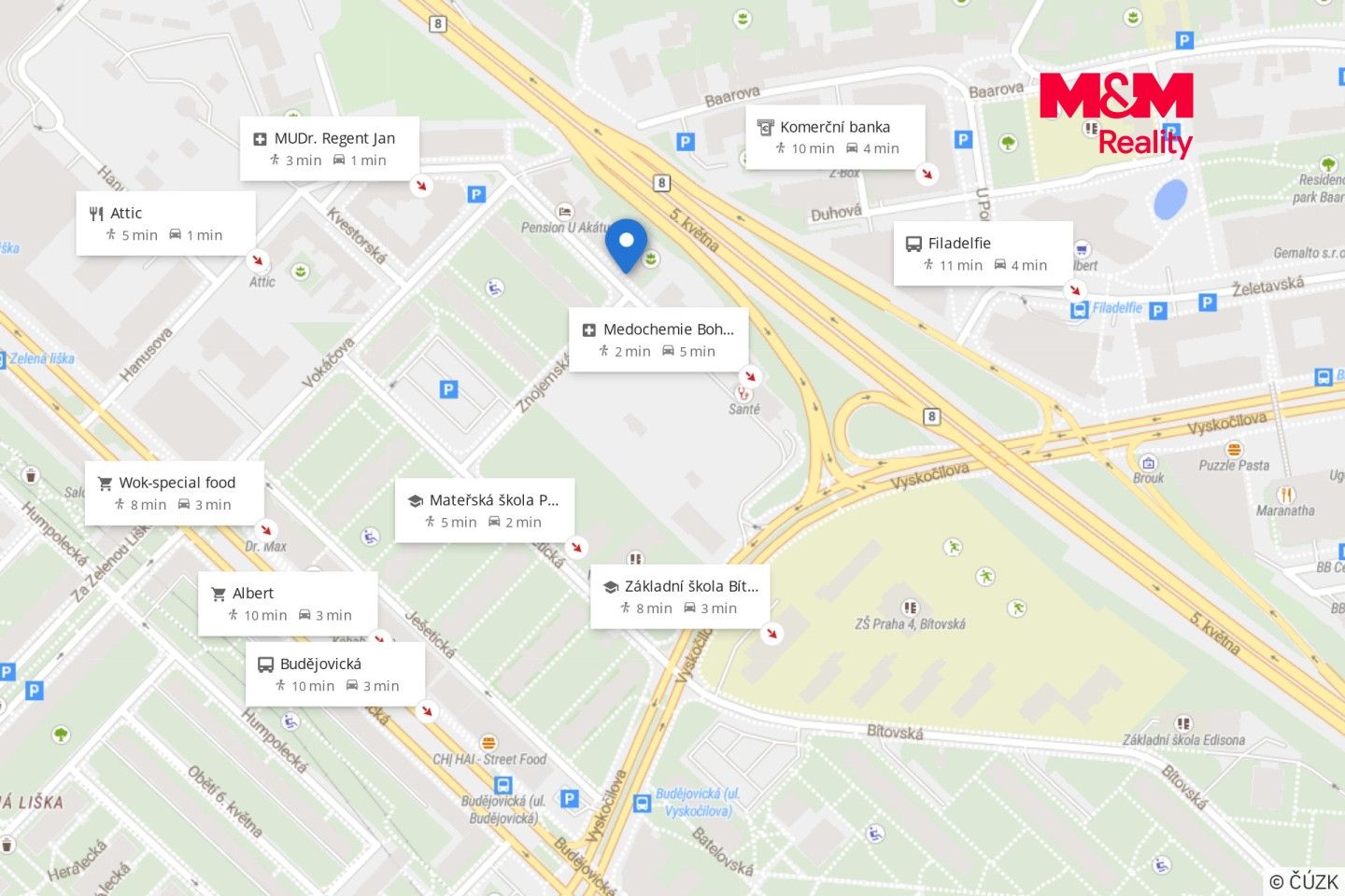 Prodej, Byt 1+1, 37 m², Praha, Hanusova, Praha – náhled fotky 9