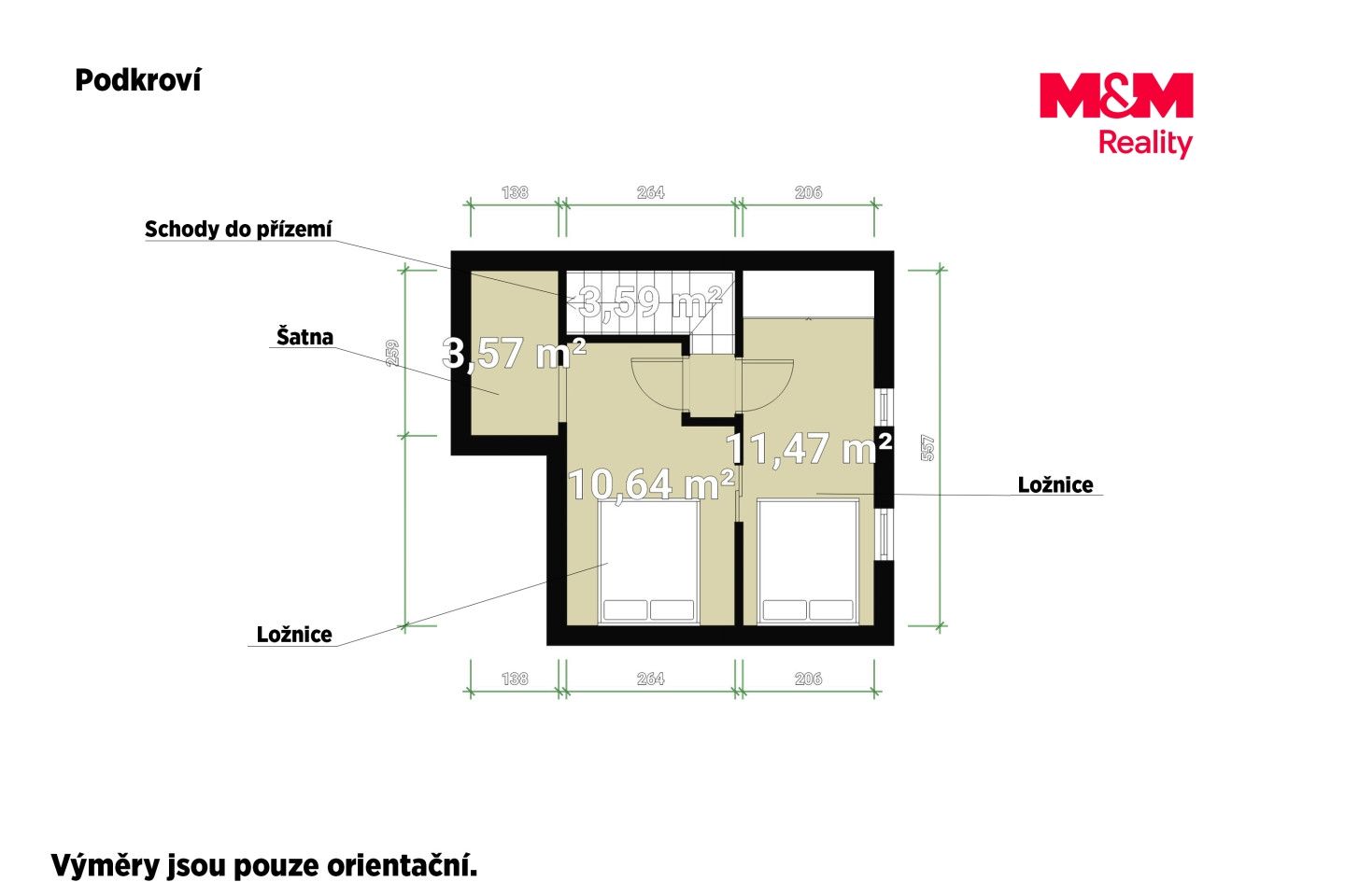 Prodej, Chata, 52 m², Klecany, Klecany – náhled fotky 11