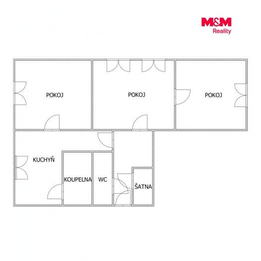 Prodej, Byt 3+1, 57 m², Pardubice, Lidmily Malé, Pardubice – náhled fotky 8