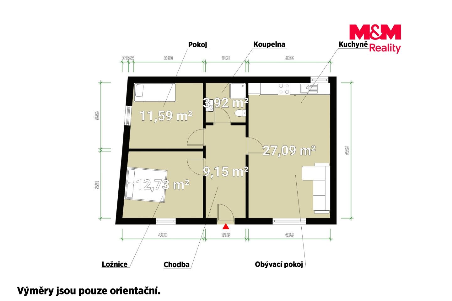Prodej, Byt 3+kk, 65 m², Chrást, Dlouhá, Chrást – náhled fotky 12