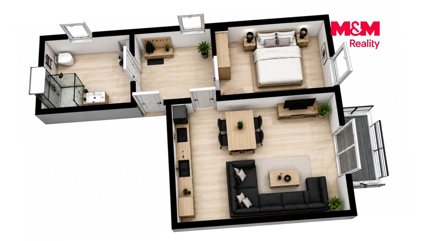 Prodej, Byt 2+kk, 50 m², Golčův Jeníkov, Chotěbořská, Golčův Jeníkov – náhled fotky 5