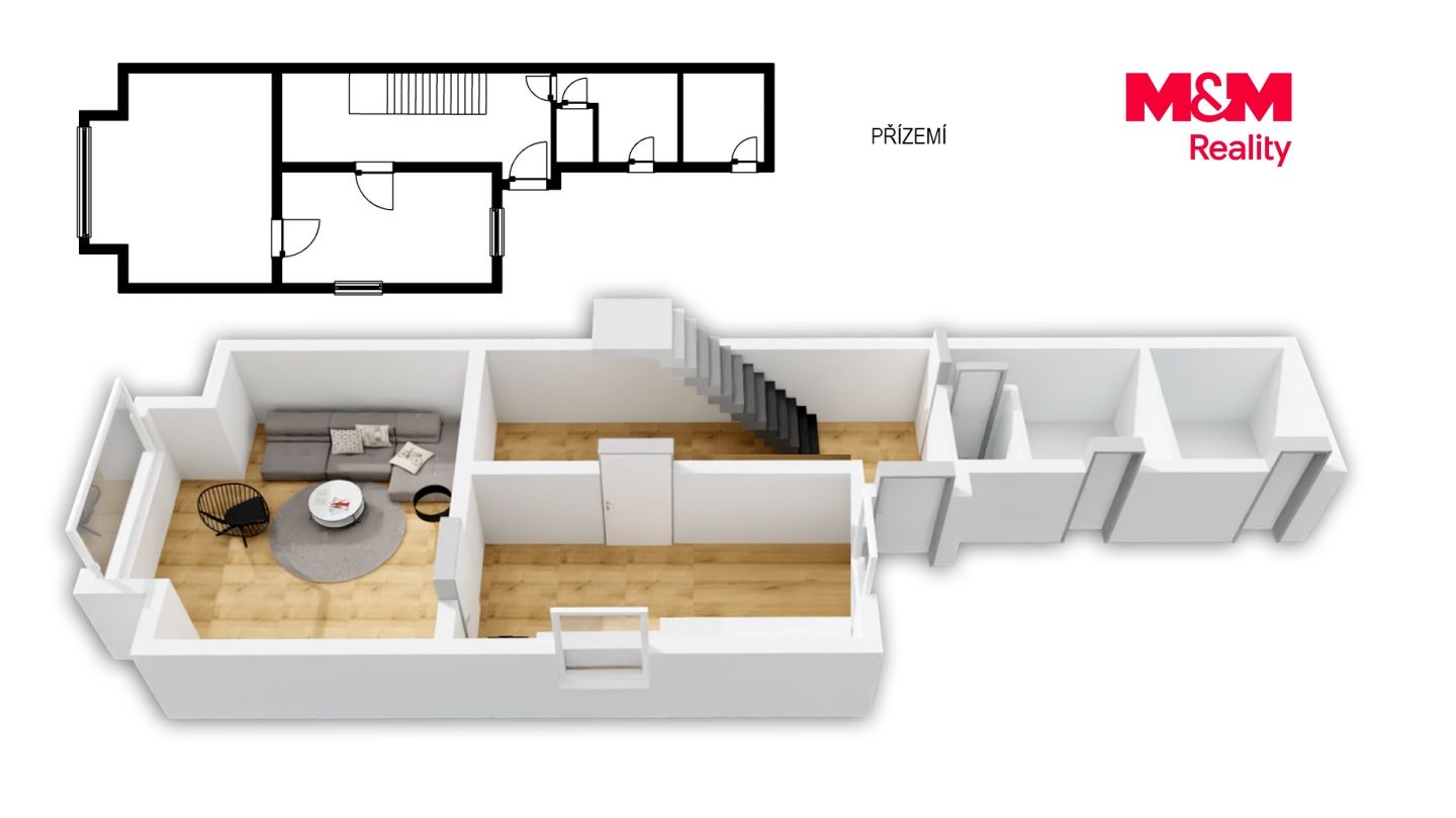 Prodej, Rodinný dům, 130 m², Chlumec nad Cidlinou, Kozelkova, Chlumec nad Cidlinou – náhled fotky 16