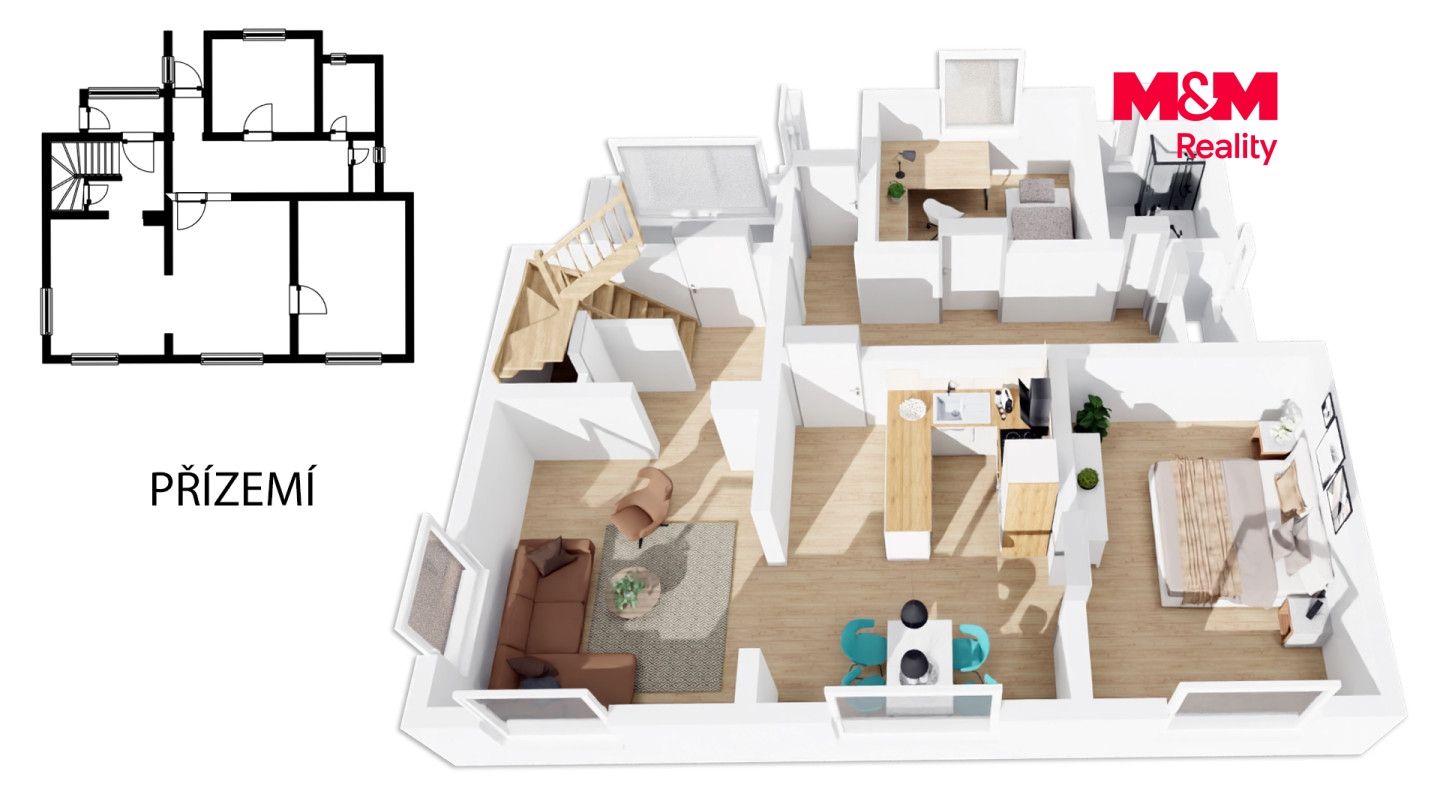 Prodej, Rodinný dům, 160 m², Hluboká nad Vltavou, Svat. Čecha, Hluboká nad Vltavou – náhled fotky 19