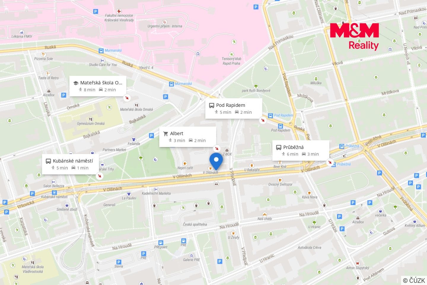 Prodej, Byt 1+kk, 30 m², Praha, V olšinách, Praha – náhled fotky 9