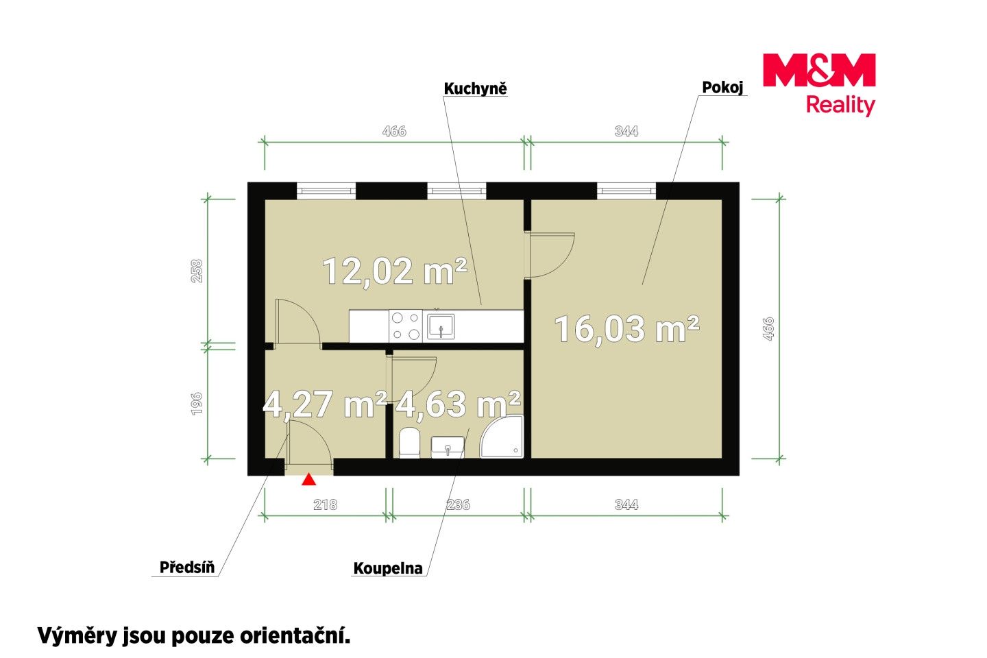 Pronájem, Byt 1+1, 37 m², Sušice, V Drahelinkách, Sušice – náhled fotky 7