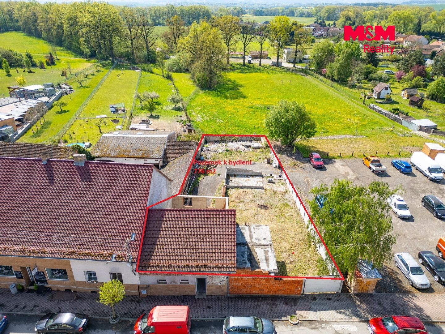 Prodej, Pozemek k bydlení, Štěkeň