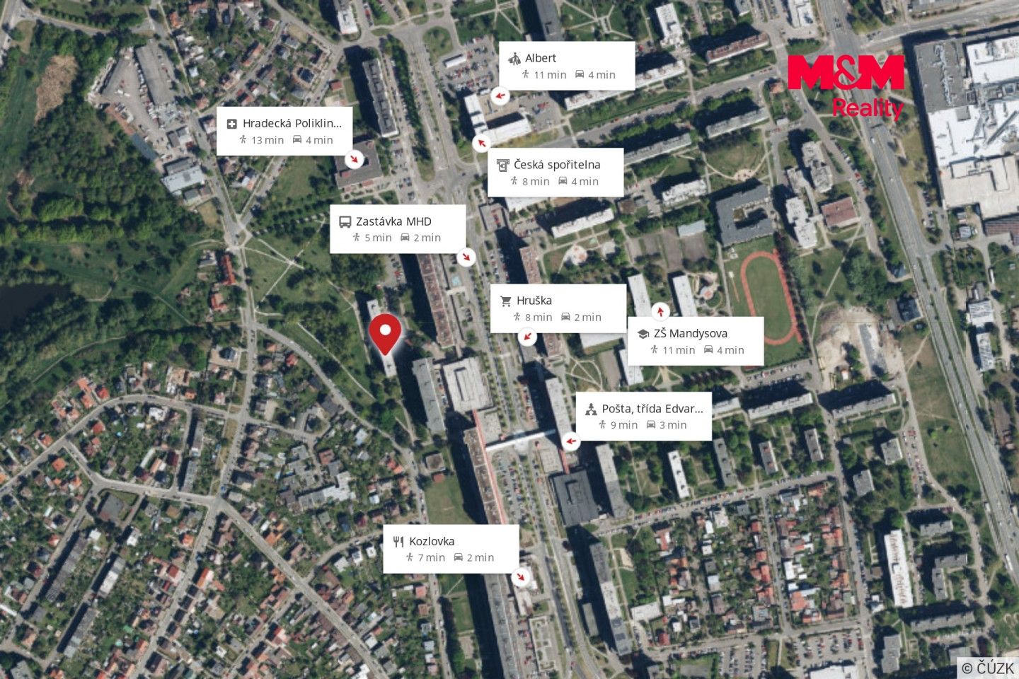 Prodej, Byt 2+1, 61 m², Hradec Králové, třída Edvarda Beneše, Hradec Králové – náhled fotky 22