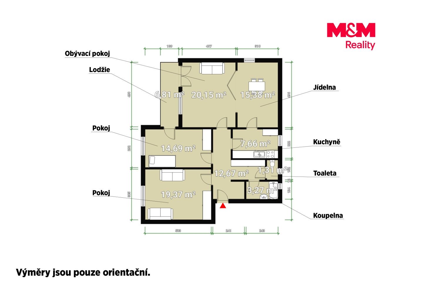 Prodej, Byt 3+1, 102 m², Mníšek pod Brdy, Rymáňská, Mníšek pod Brdy – náhled fotky 20