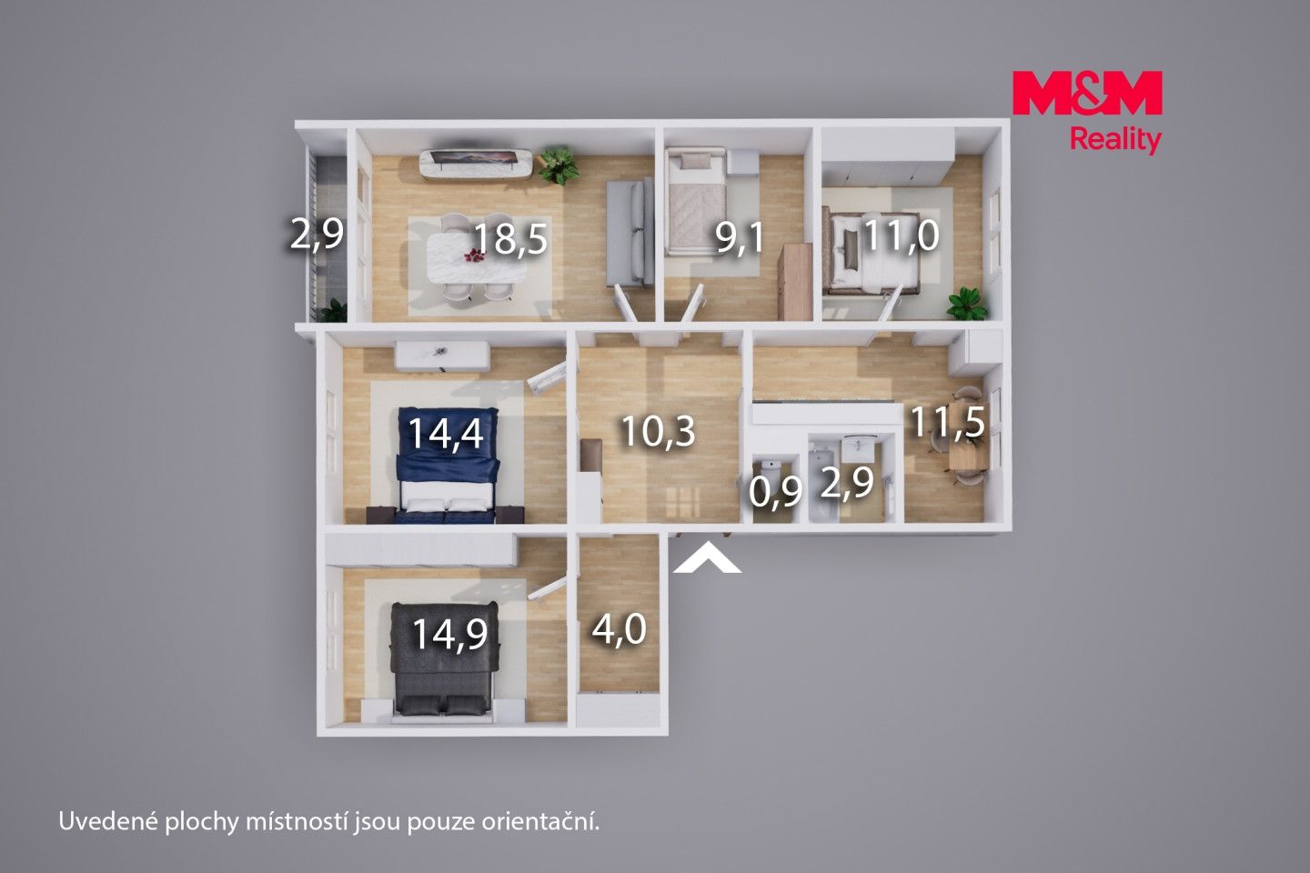 Prodej, Byt 4+1, 99 m², Krupka, Karla Čapka, Krupka – náhled fotky 18