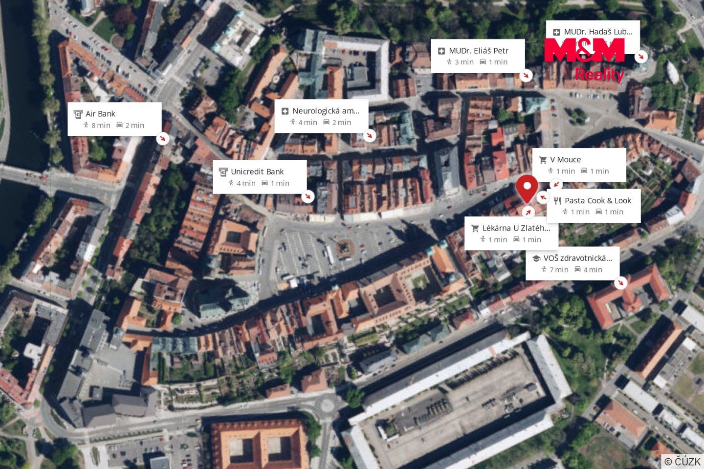 Pronájem, Byt 2+1, 45 m², Hradec Králové, Velké náměstí, Hradec Králové – náhled fotky 11