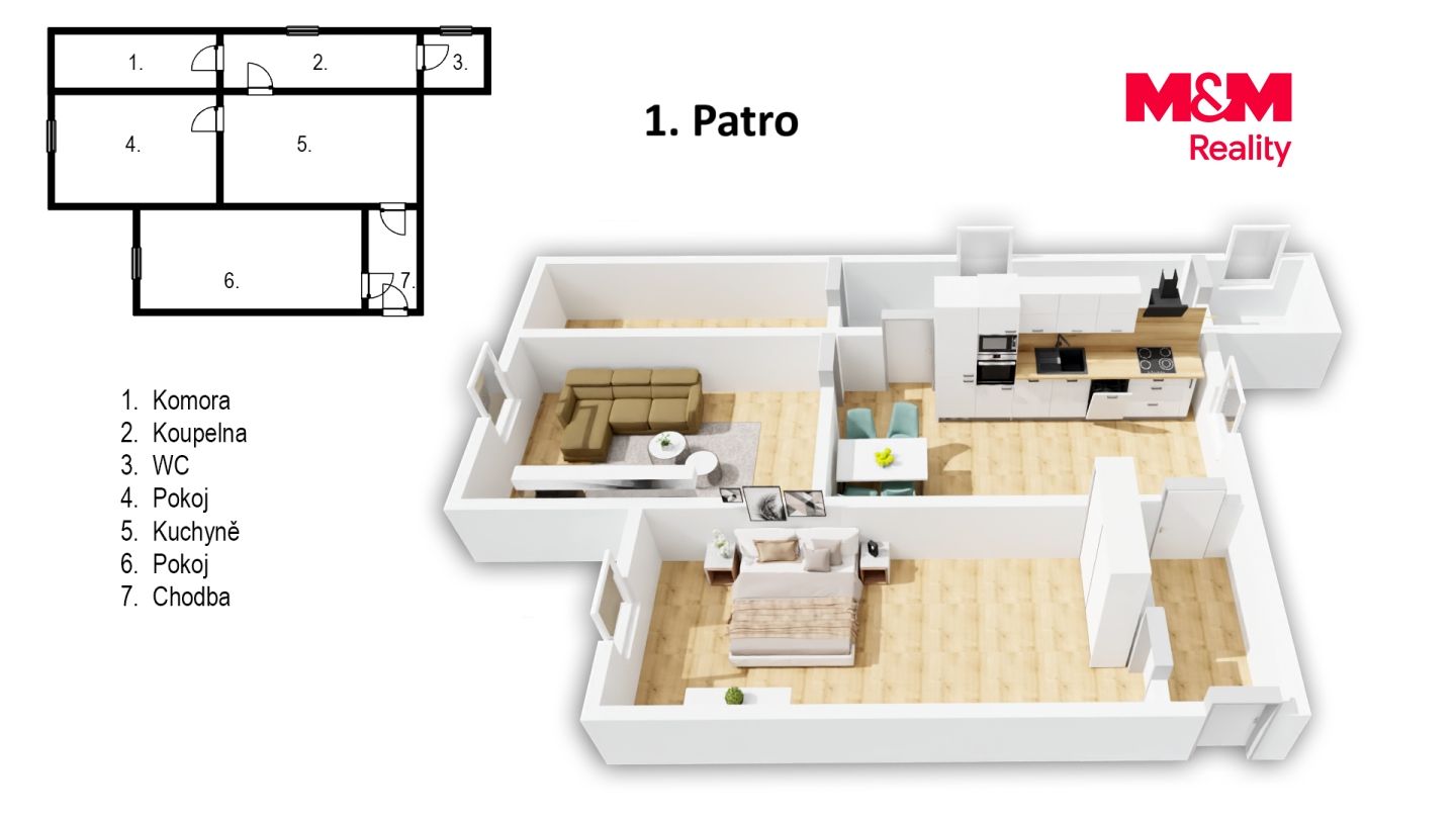 Prodej, Rodinný dům, 200 m², Albrechtice nad Orlicí, Na návsi, Albrechtice nad Orlicí – náhled fotky 12