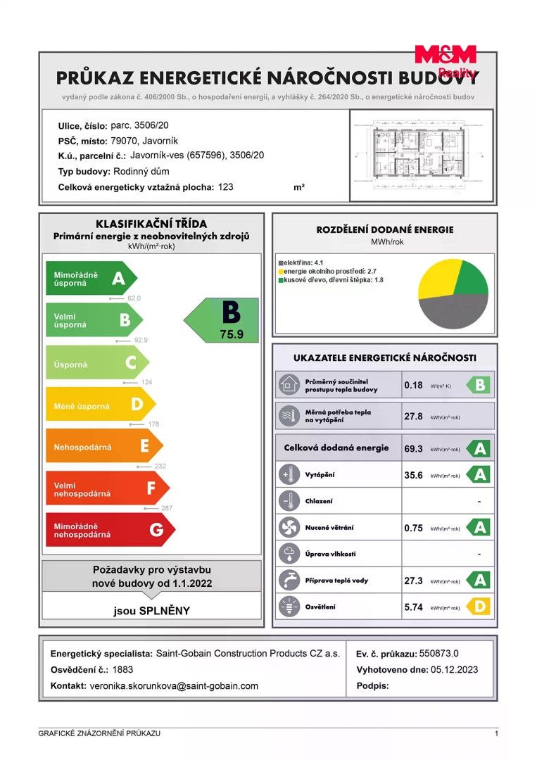 Prodej, Rodinný dům, 99 m², Javorník, Zahradní, Javorník – náhled fotky 22