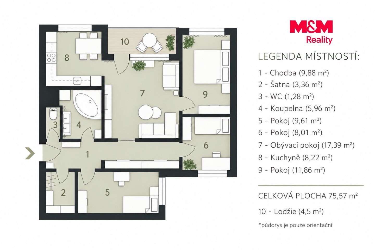 Pronájem, Byt 4+1, 76 m², Ostrava, Proskovická, Ostrava – náhled fotky 20