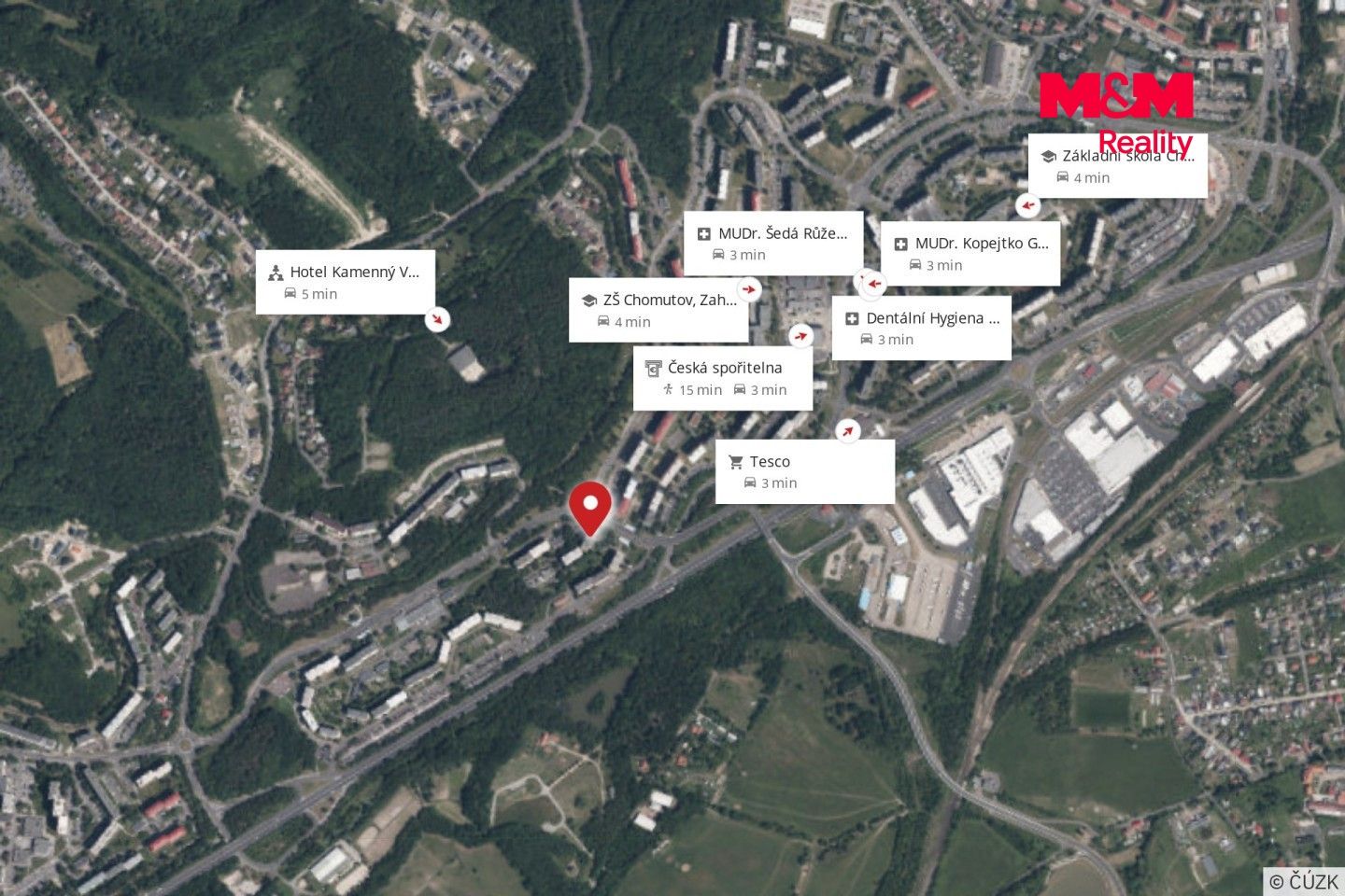 Prodej, Byt 3+1, 60 m², Chomutov, Kamenná, Chomutov – náhled fotky 26