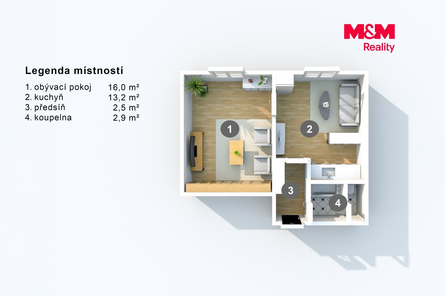 Pronájem, Byt 1+1, 32 m², Ústí nad Labem, Peškova, Ústí nad Labem – náhled fotky 10