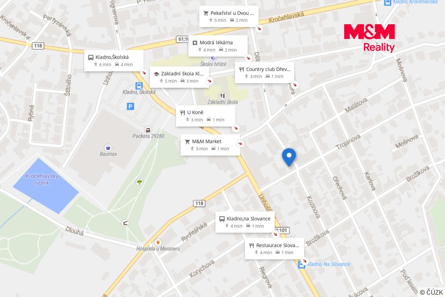 Pronájem, Byt 1+kk, 22 m², Kladno, Kozinova, Kladno – náhled fotky 9
