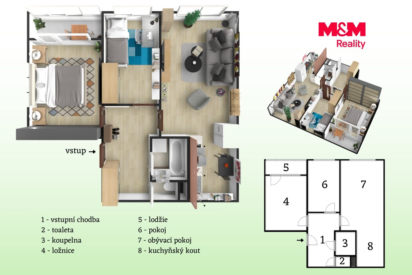 Prodej, Byt 3+kk, 65 m², Praha, Malkovského, Praha – náhled fotky 24