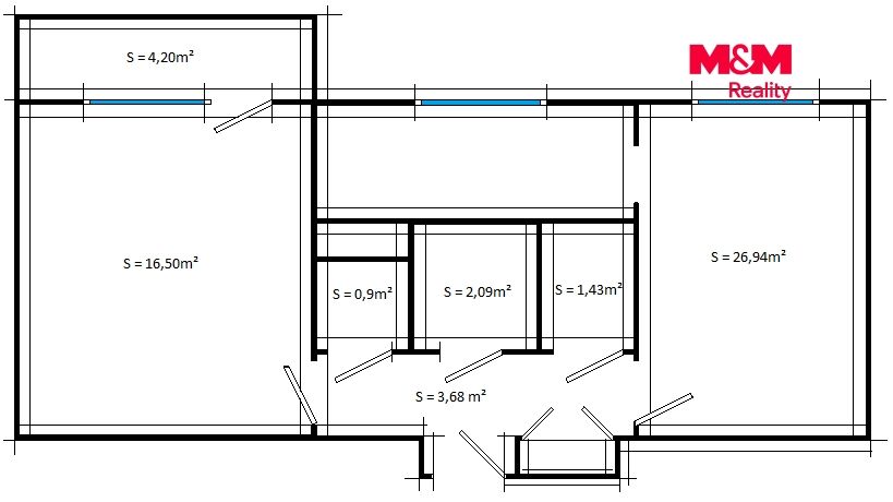 Prodej, Byt 2+1, 57 m², Ostrava, Opavská, Ostrava – náhled fotky 15