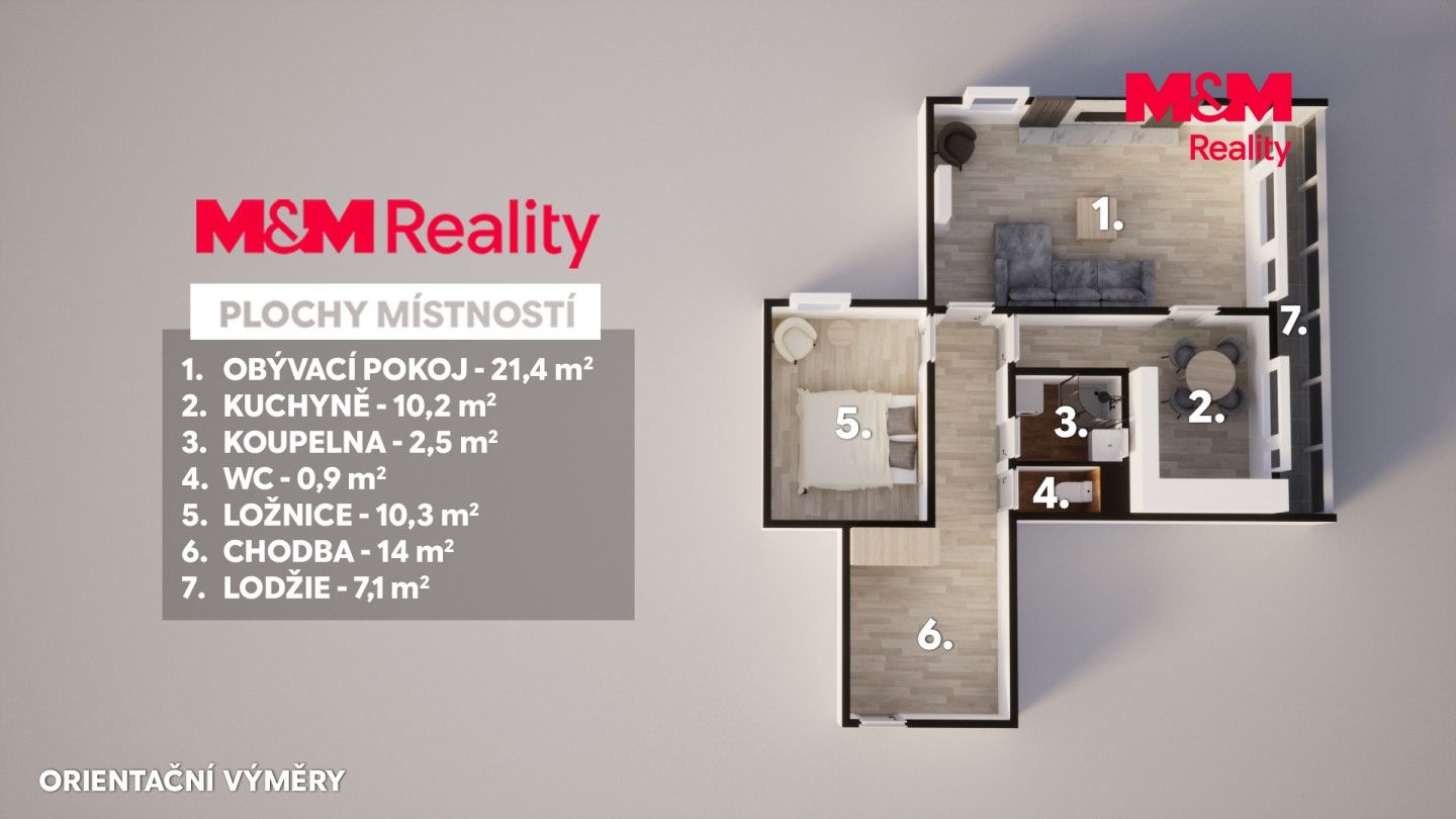 Prodej, Byt 2+1, 59 m², Kutná Hora, Na Studních, Kutná Hora – náhled fotky 21