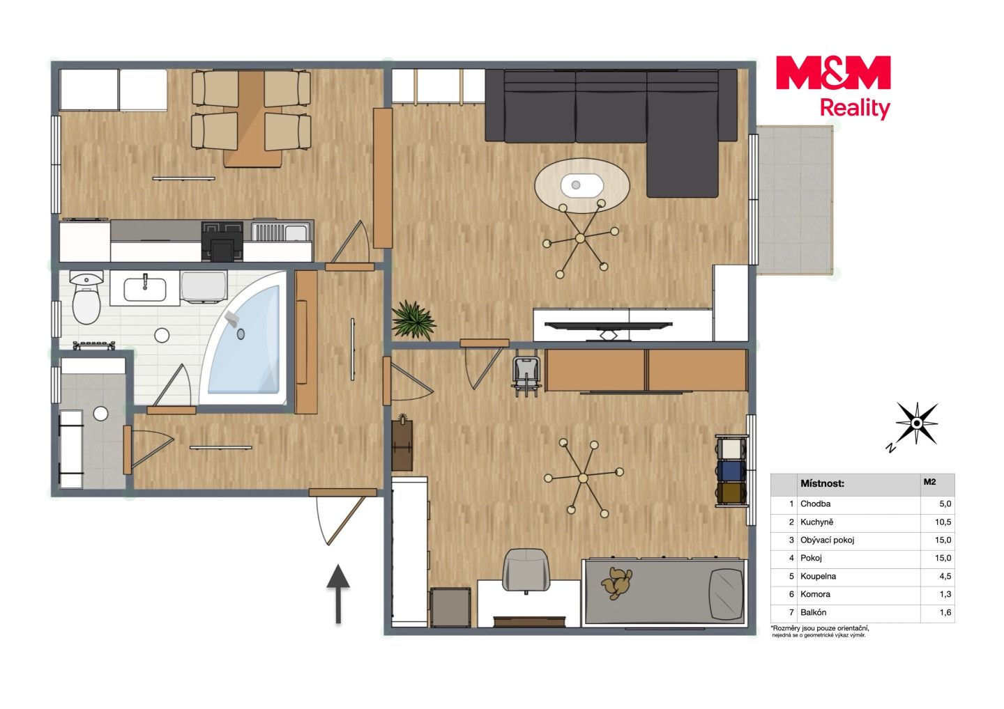 Prodej, Byt 2+1, 50 m², Mělník, Čechova, Mělník – náhled fotky 22