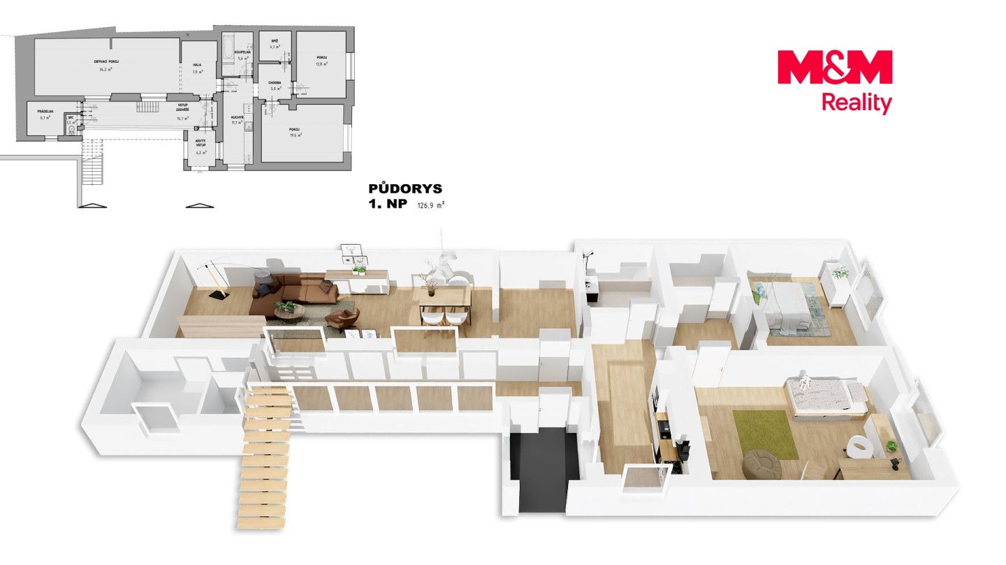 Prodej, Rodinný dům, 245 m², Zvoleněves, Zvoleněves – náhled fotky 16
