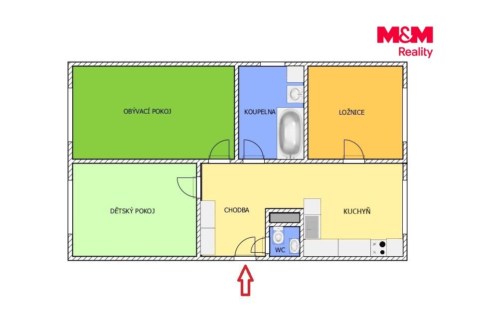 Prodej, Byt 3+1, 81 m², Třemošnice, 1. máje, Třemošnice – náhled fotky 4