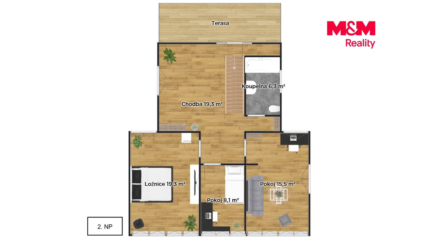 Pronájem, Rodinný dům, 138 m², Choteč, Choteč – náhled fotky 36