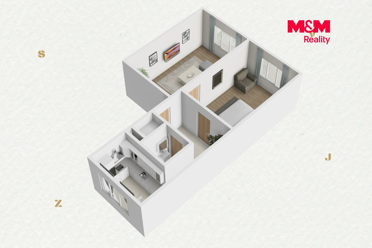 Prodej, Byt 2+1, 56 m², Habartov, Karla Čapka, Habartov – náhled fotky 20