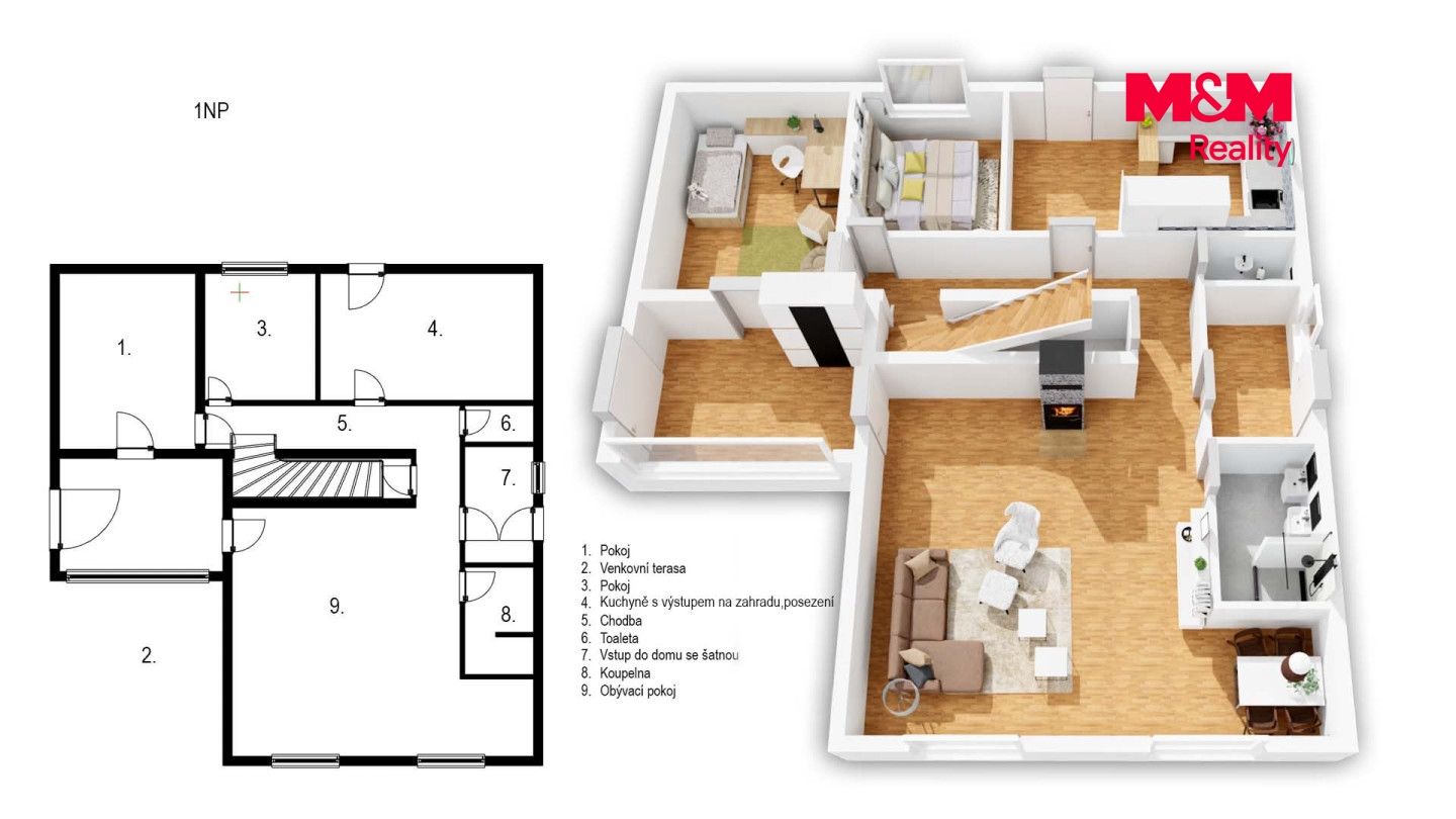 Prodej, Rodinný dům, 450 m², Neustupov, Neustupov – náhled fotky 18