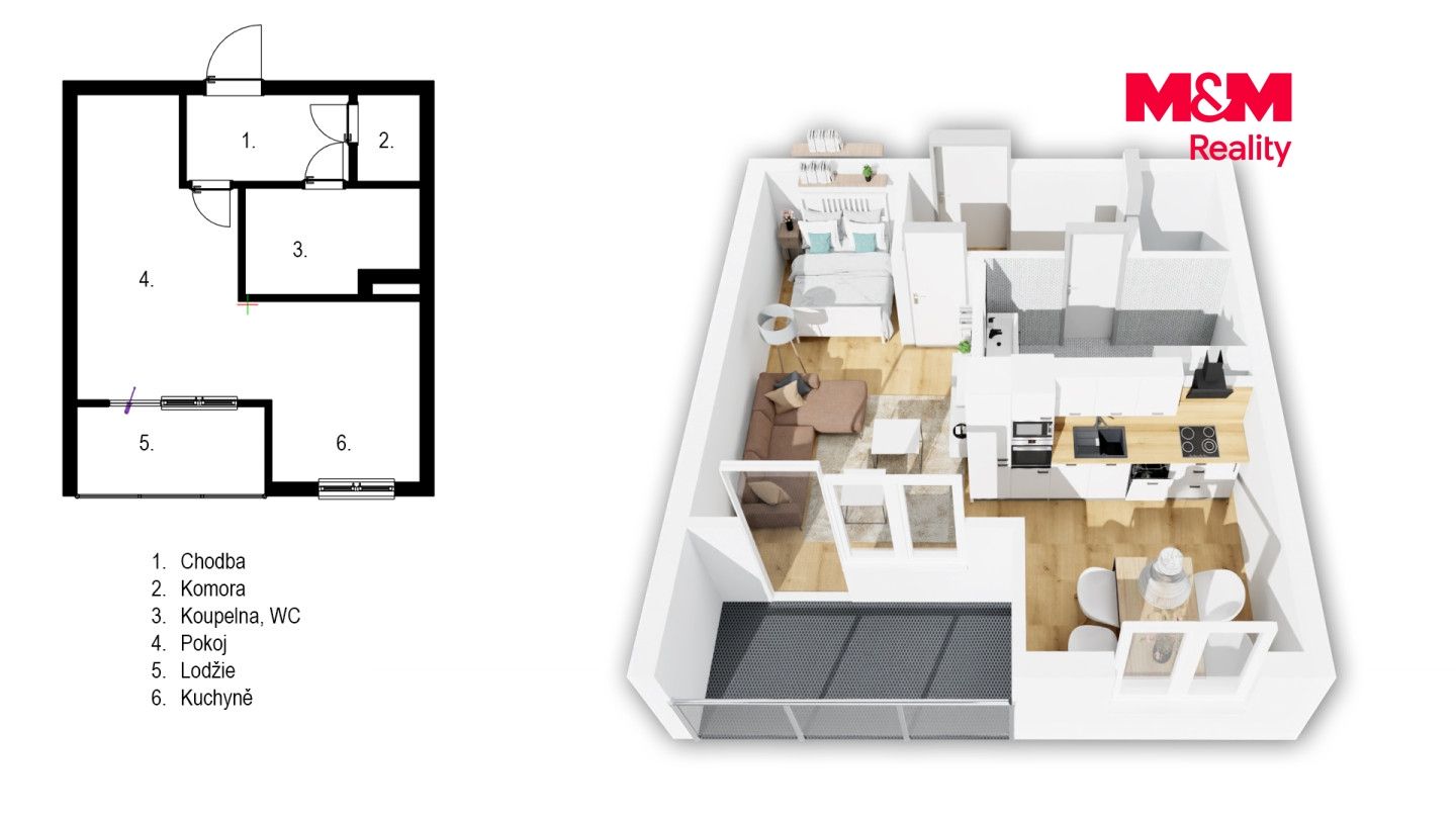 Prodej, Byt 1+kk, 32 m², Klecany, V Honech, Klecany – náhled fotky 13