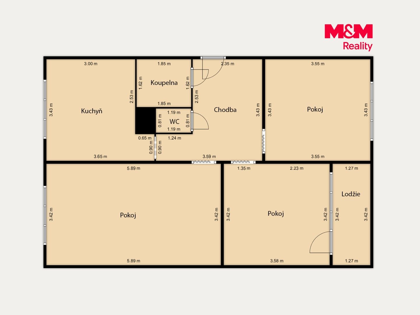 Prodej, Byt 3+1, 69 m², Chodov, Husova, Chodov – náhled fotky 8