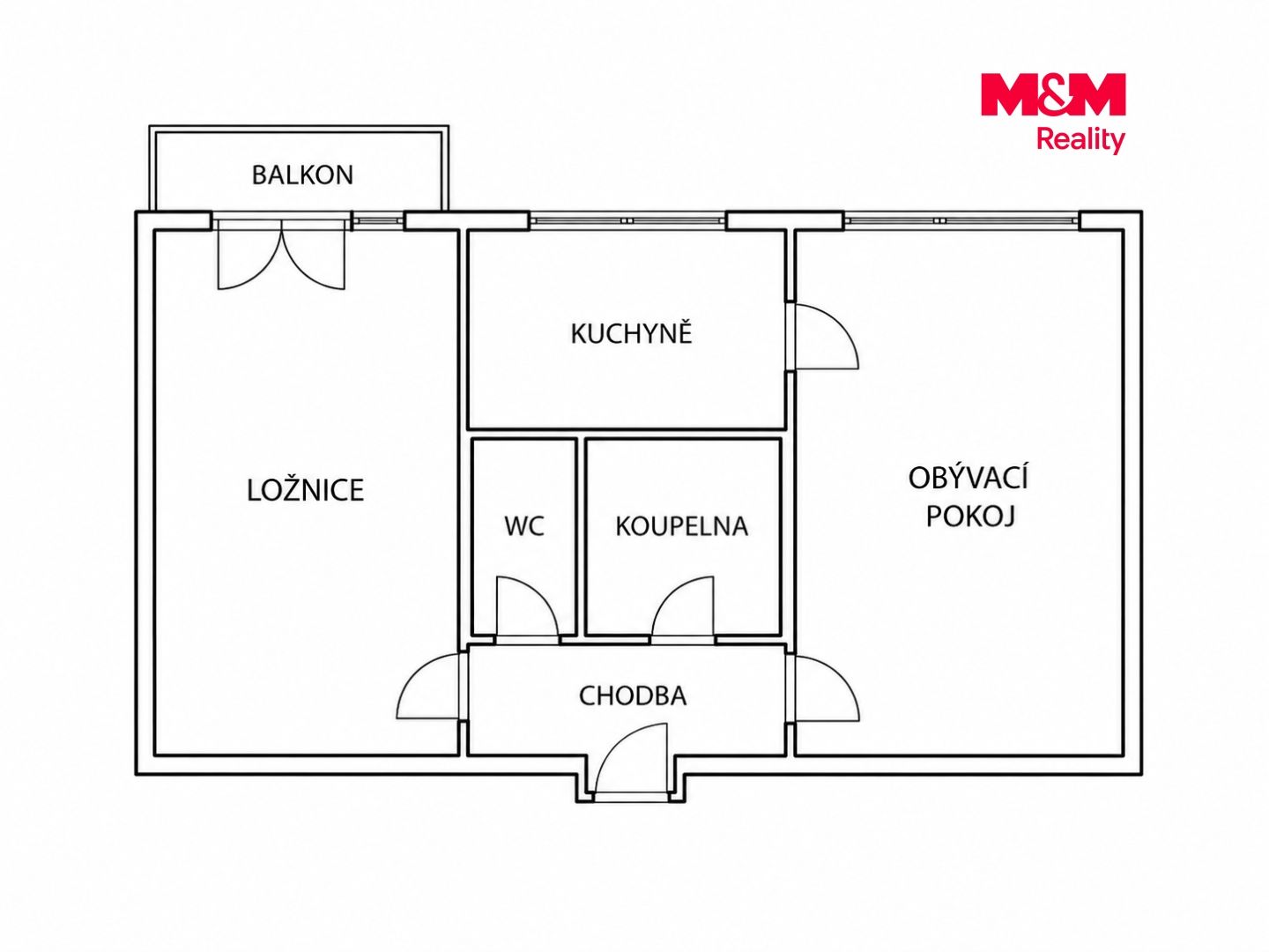 Pronájem, Byt 2+1, 51 m², Louny, Tyršovo nám., Louny – náhled fotky 7