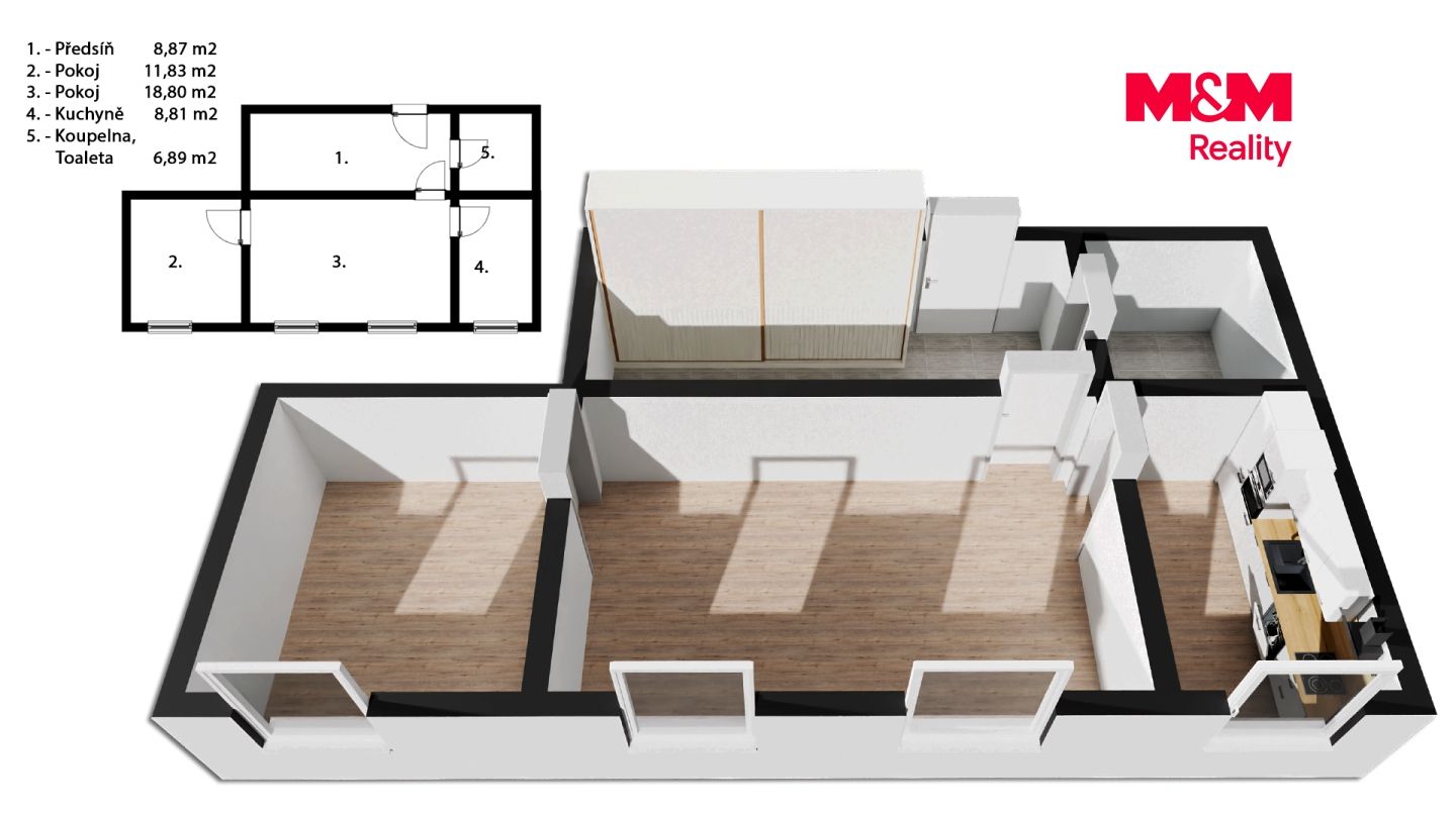 Prodej, Byt 2+1, 58 m², Loučná nad Desnou, Loučná nad Desnou – náhled fotky 21