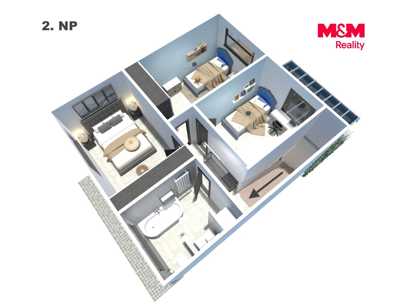 Prodej, Byt 4+kk, 93 m², Kostelec nad Černými lesy, Pražská, Kostelec nad Černými lesy – náhled fotky 24
