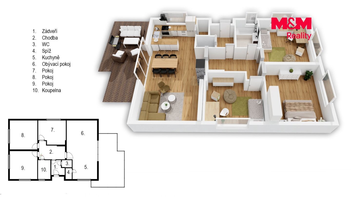 Prodej, Rodinný dům, 94 m², Peruc, Peruc – náhled fotky 21