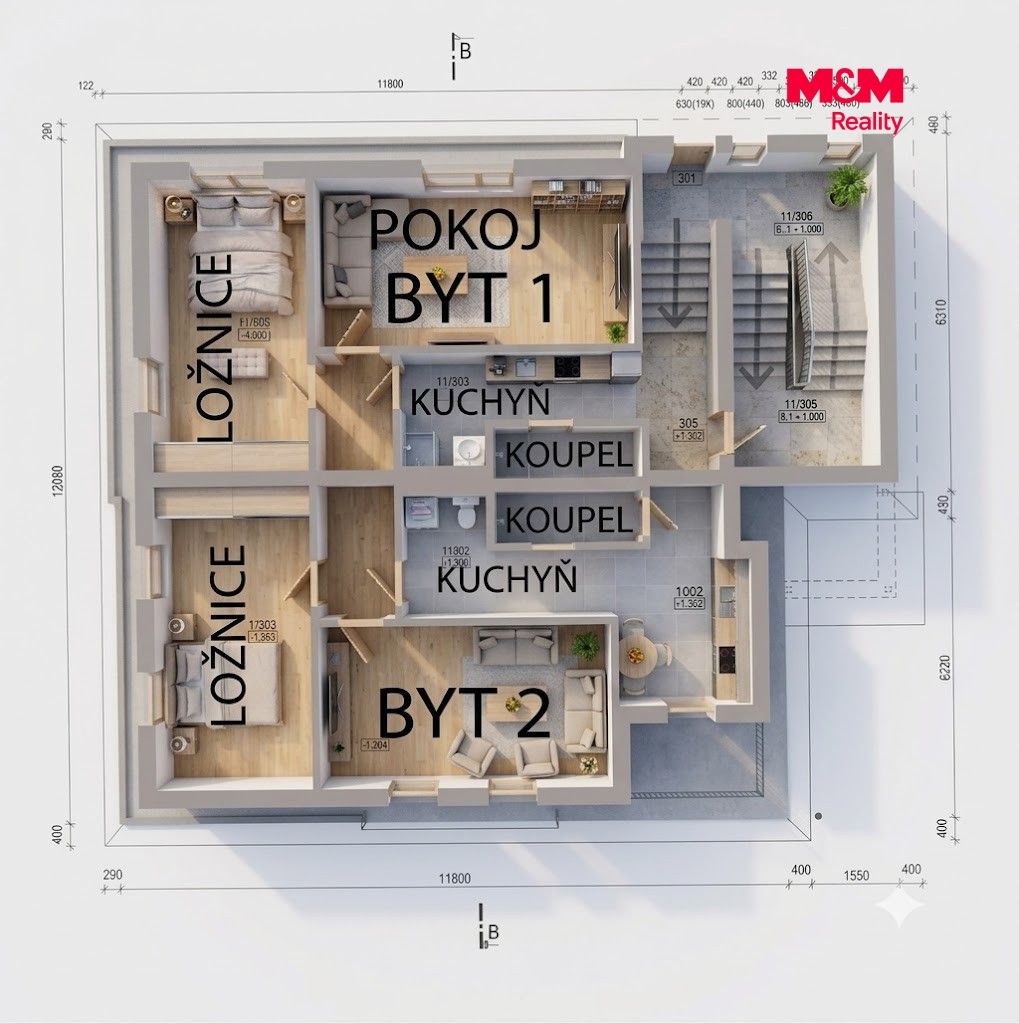 Prodej, Byt 2+kk, 47 m², Opočno, Nádražní, Opočno – náhled fotky 6