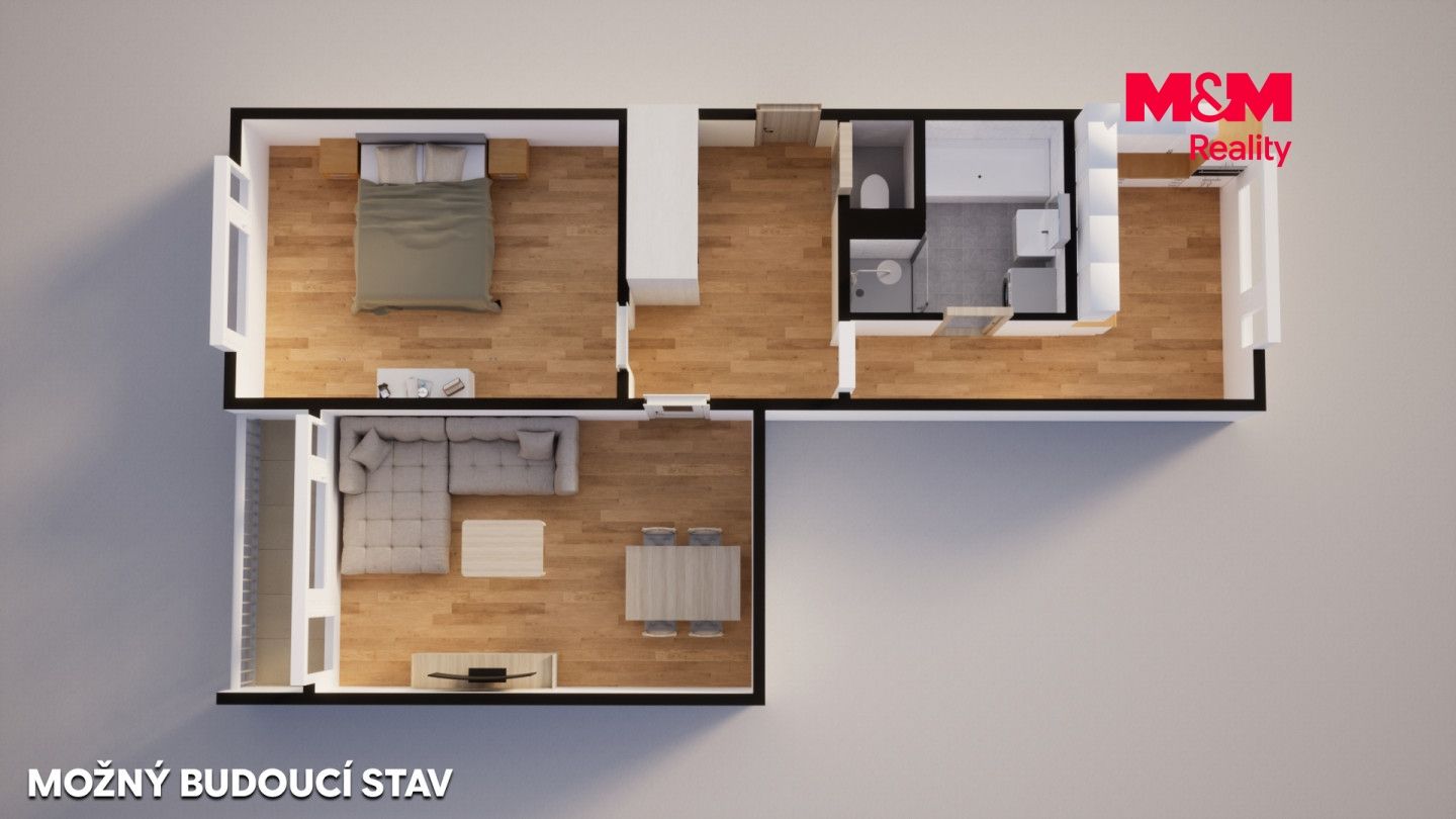 Prodej, Byt 2+1, 58 m², Jílové, Jílové – náhled fotky 22